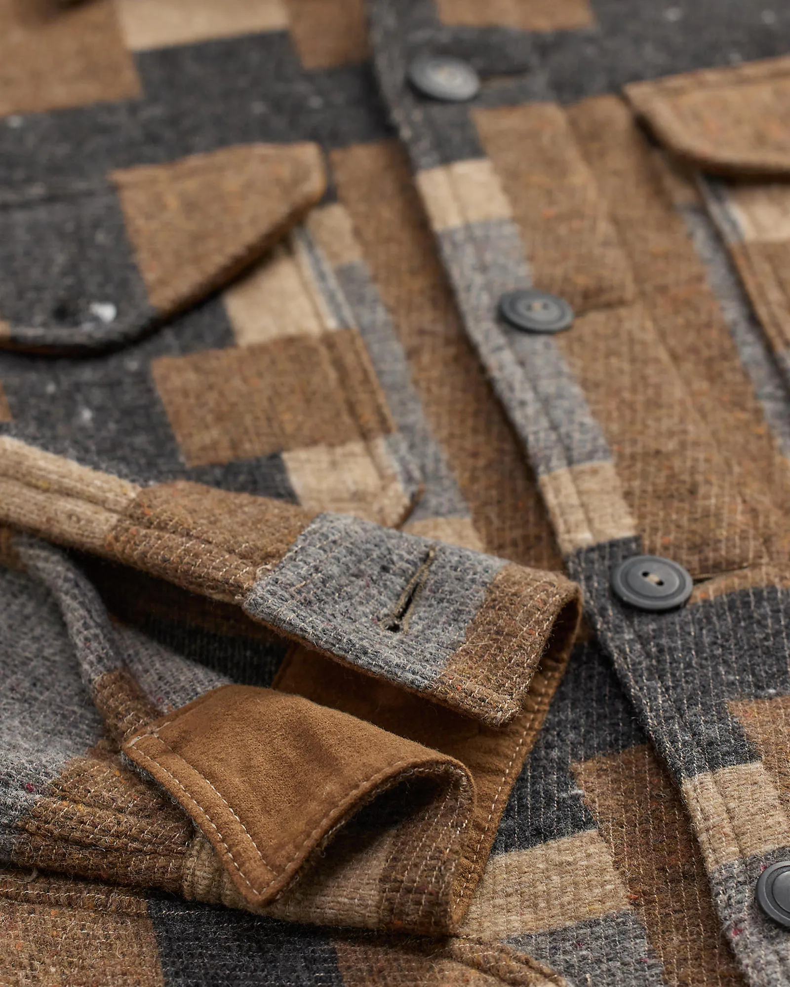 RRL Ashford Cruiser Shirt Jacket - Blue Multi | Fleece Jackets RRL Ashford Cruiser Shirt Jacket - Blue Multi | Fleece Jackets